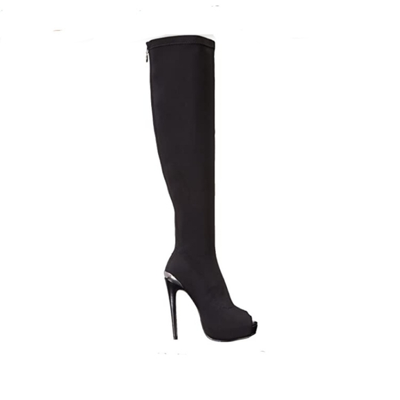 Luichiny Zipper Back High Heel Boots - Picture 2 of 9